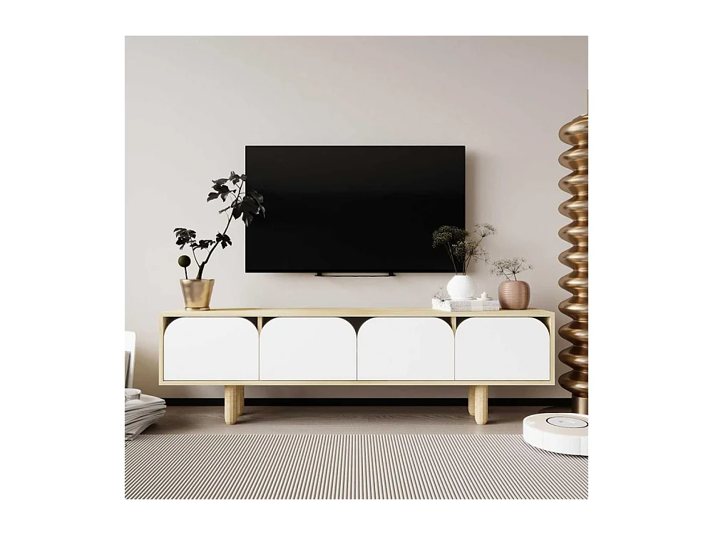 Meuble TV en aggloméré Lazio