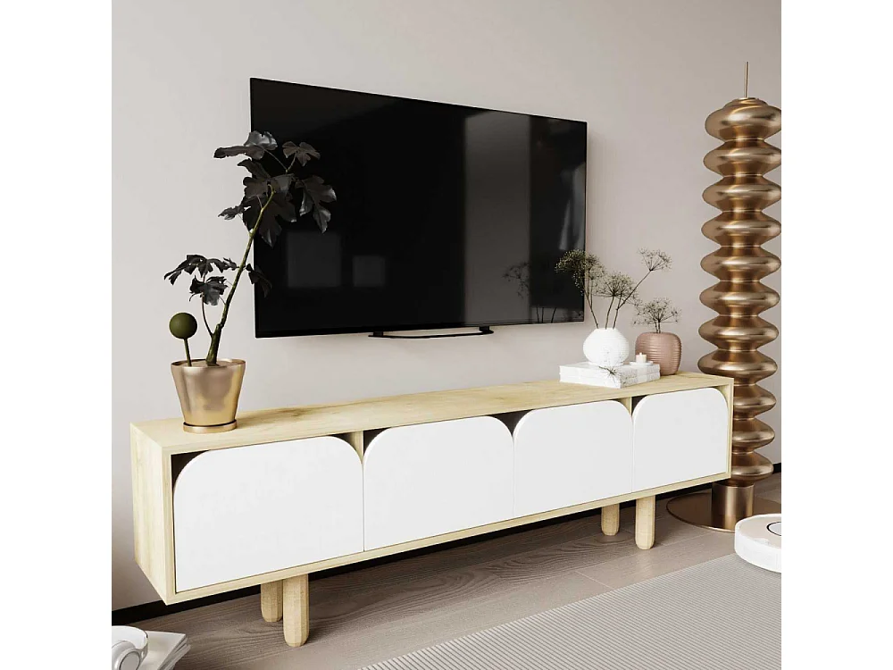 Meuble TV en aggloméré Lazio