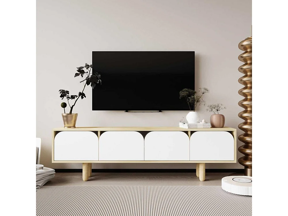 Meuble TV en aggloméré Lazio