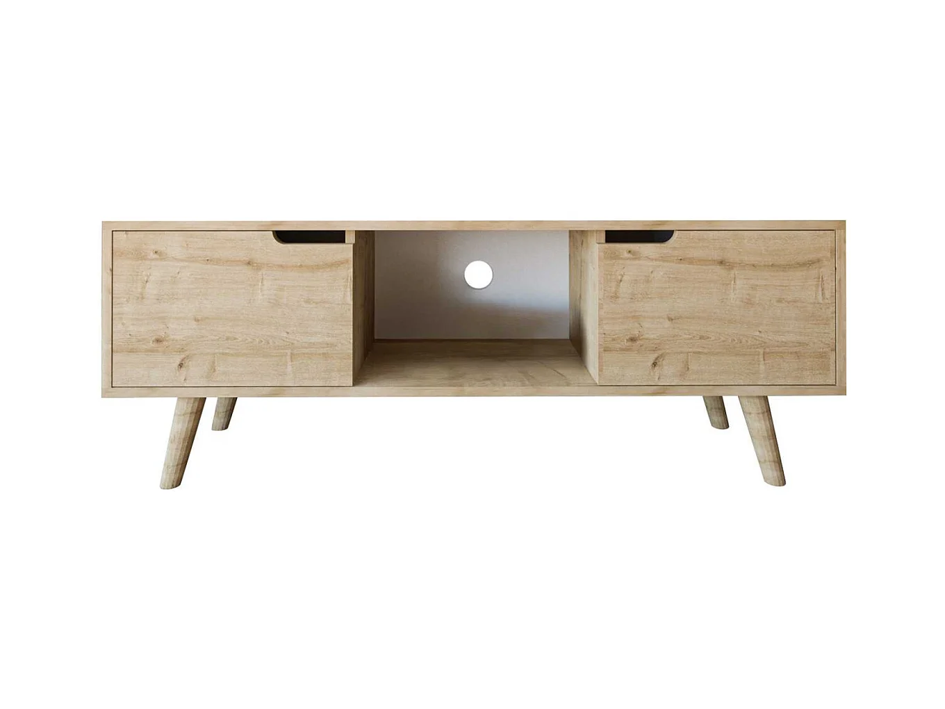 Meuble TV 2 portes en aggloméré Siena