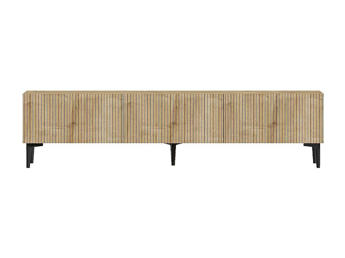 Mueble de TV – 180 cm x 45 cm x 31,4 cm – Roble Zafiro – MDF