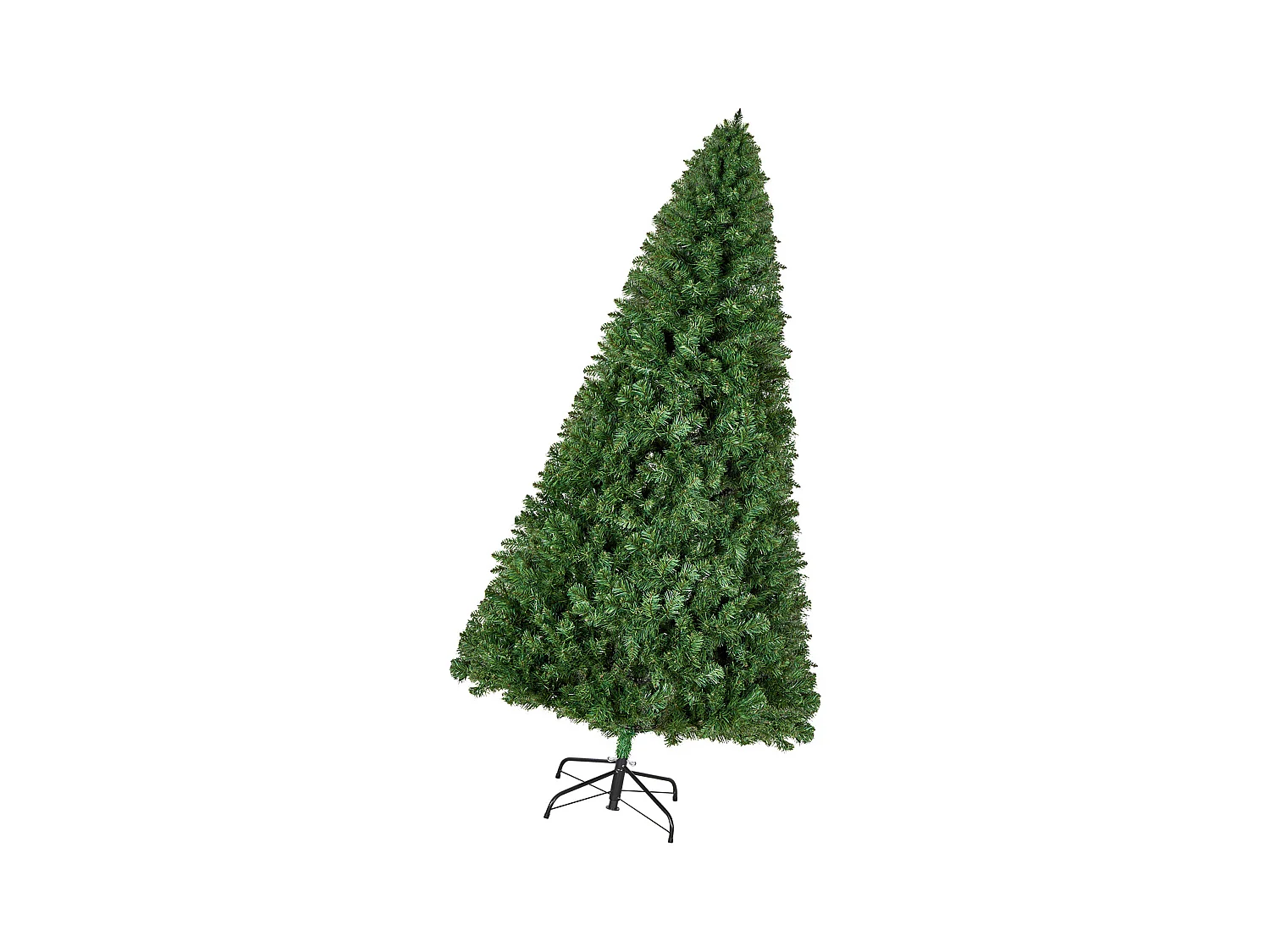 Kunstmatige Kerstboom SucceBuy 180 cm, Kunstmatige Kerstboom Binnenhuisdecoratie met 1250 PVC Takken, Metalen Voet, Decoratieve Boom voor Woonkamer