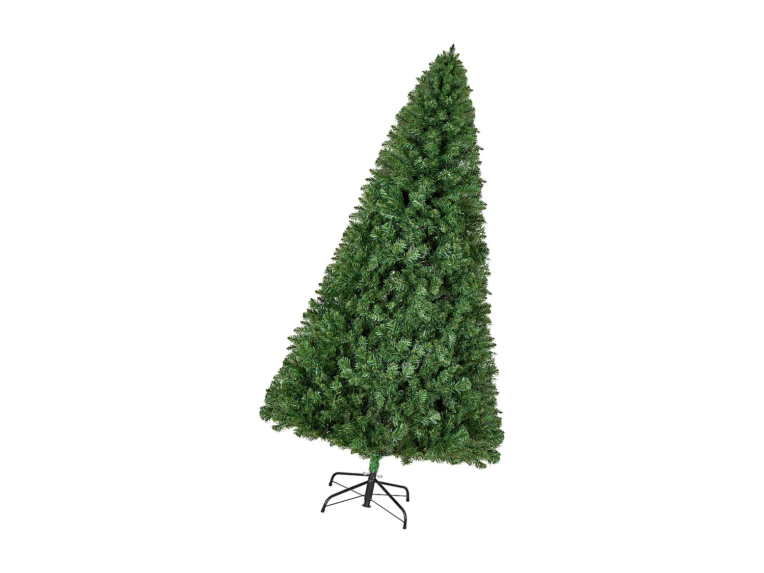 Sapin de Noël Artificiel SucceBuy 220 cm, Arbre Artificiel de Noël Décoration Intérieur avec 1346 Branches PVC, Base en Métal, Arbre Décoratif pour Salon