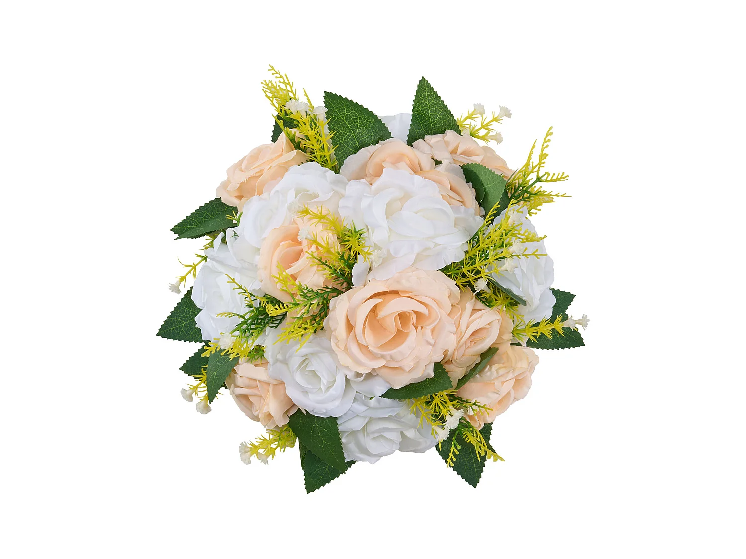 Boules de Fleurs Artificielles SucceBuy, Lot de 10, 24 cm, Compositions de Roses Artificielles pour Centres de Table, Mariages, Fêtes, Saint-Valentin