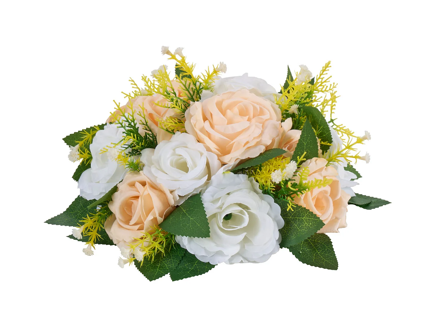 Boules de Fleurs Artificielles SucceBuy, Lot de 10, 24 cm, Compositions de Roses Artificielles pour Centres de Table, Mariages, Fêtes, Saint-Valentin