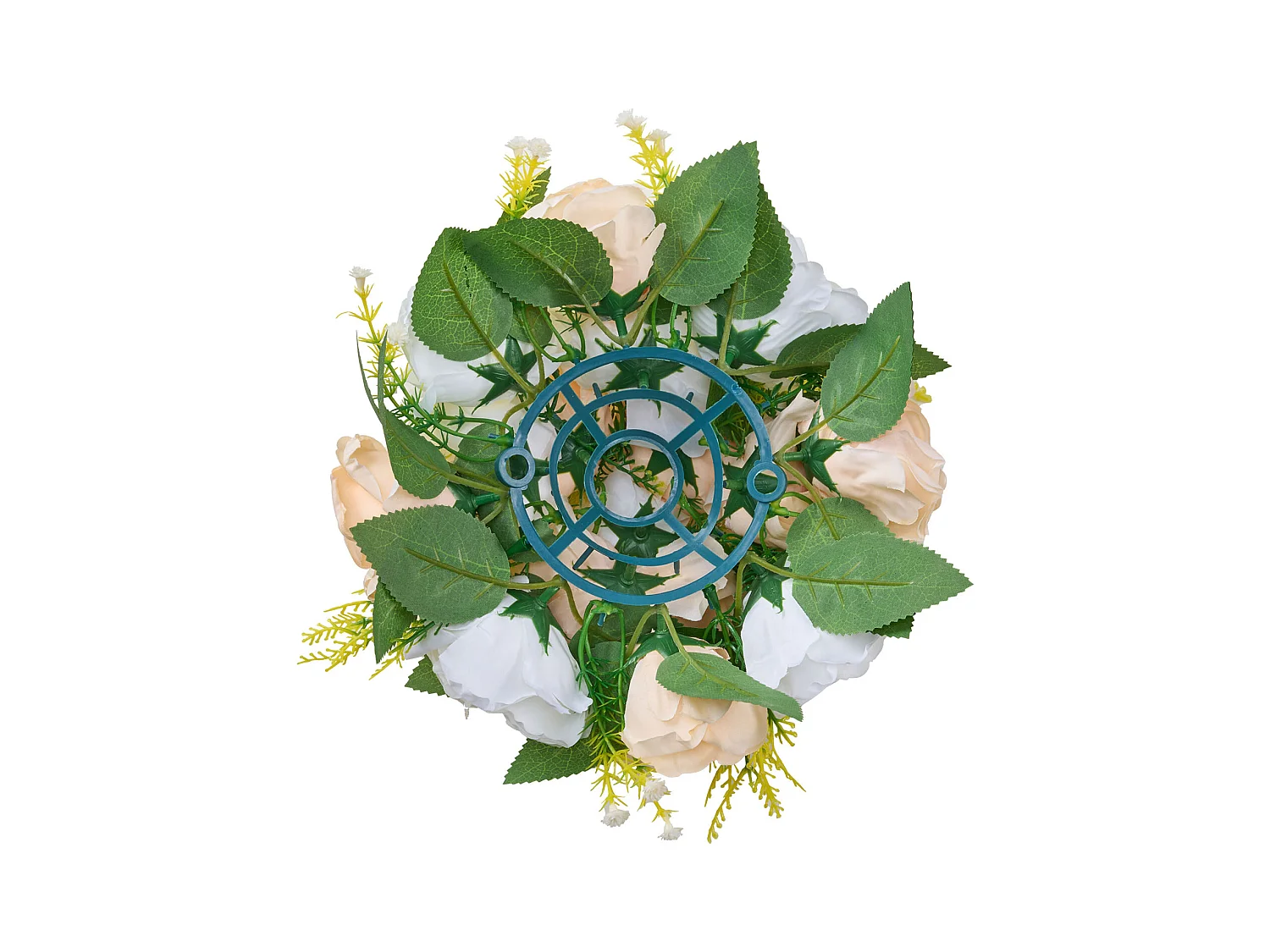 Boules de Fleurs Artificielles SucceBuy, Lot de 10, 24 cm, Compositions de Roses Artificielles pour Centres de Table, Mariages, Fêtes, Saint-Valentin