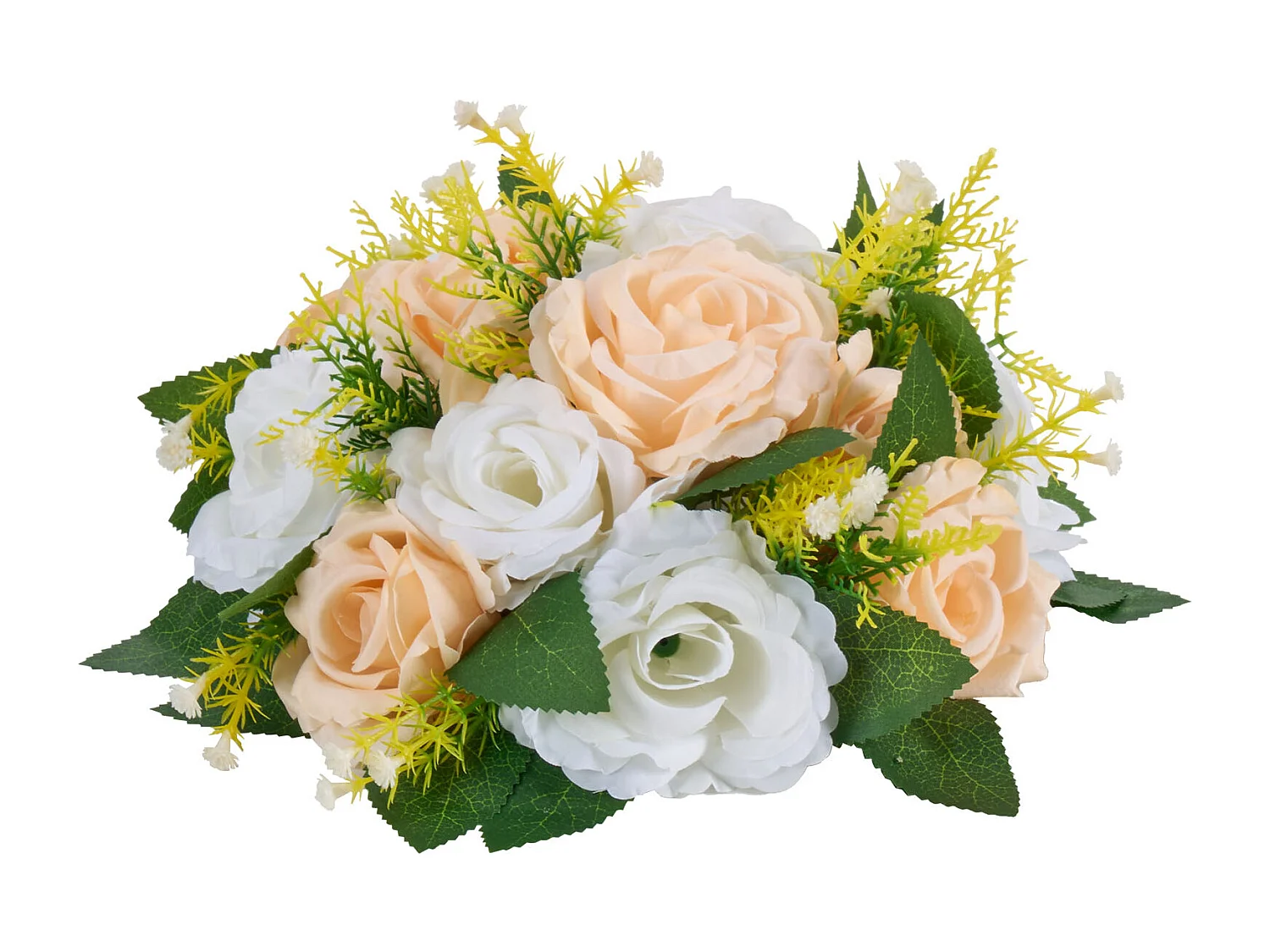 Palle di Fiori Artificiali SucceBuy, Lotto di 10, 24 cm, Composizioni di Rose Artificiali per Centrotavola, Matrimoni, Feste, San Valentino