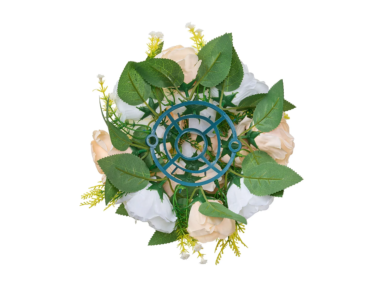 Palle di Fiori Artificiali SucceBuy, Lotto di 10, 24 cm, Composizioni di Rose Artificiali per Centrotavola, Matrimoni, Feste, San Valentino