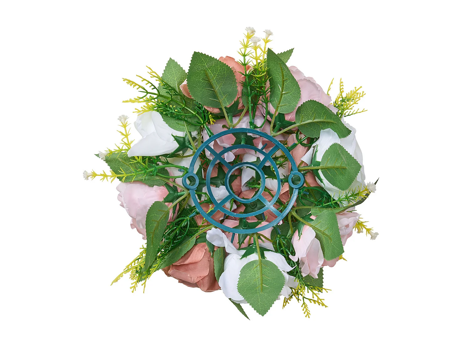 Boules de Fleurs Artificielles SucceBuy, Lot de 10, Diamètre 24 cm, Compositions Roses Artificielles pour Centres de Table, Mariages, Saint-Valentin