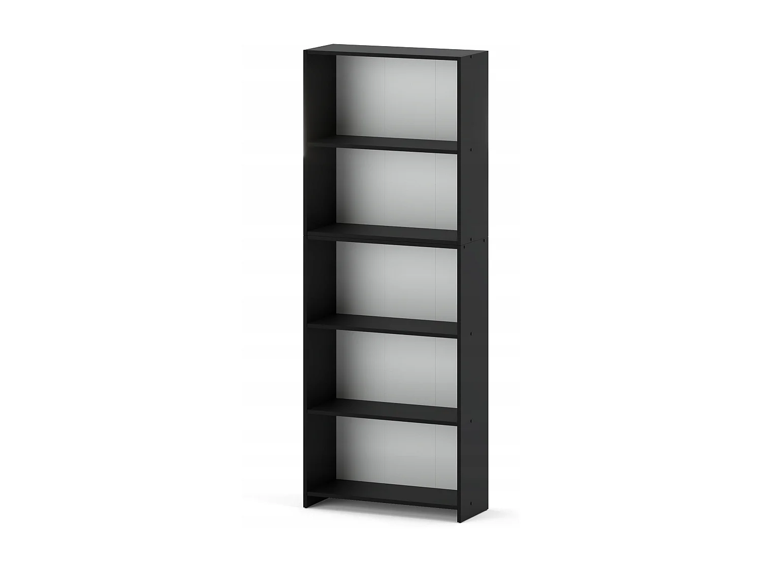 Bibliothèque -Étagère multifonction Noir 5 niveaux 70X30x189cm – Pour livres, jouets et accessoires de bureau