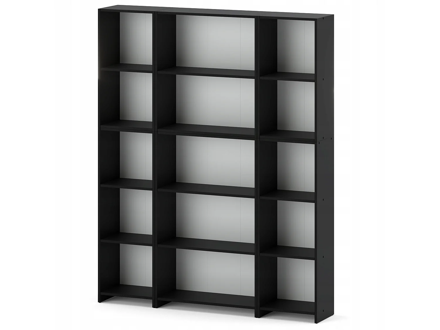 Regał Na Książki Stiv-Meble 15 Półek 150cm Czarny Mat 150x30x189 cm 1 szt.