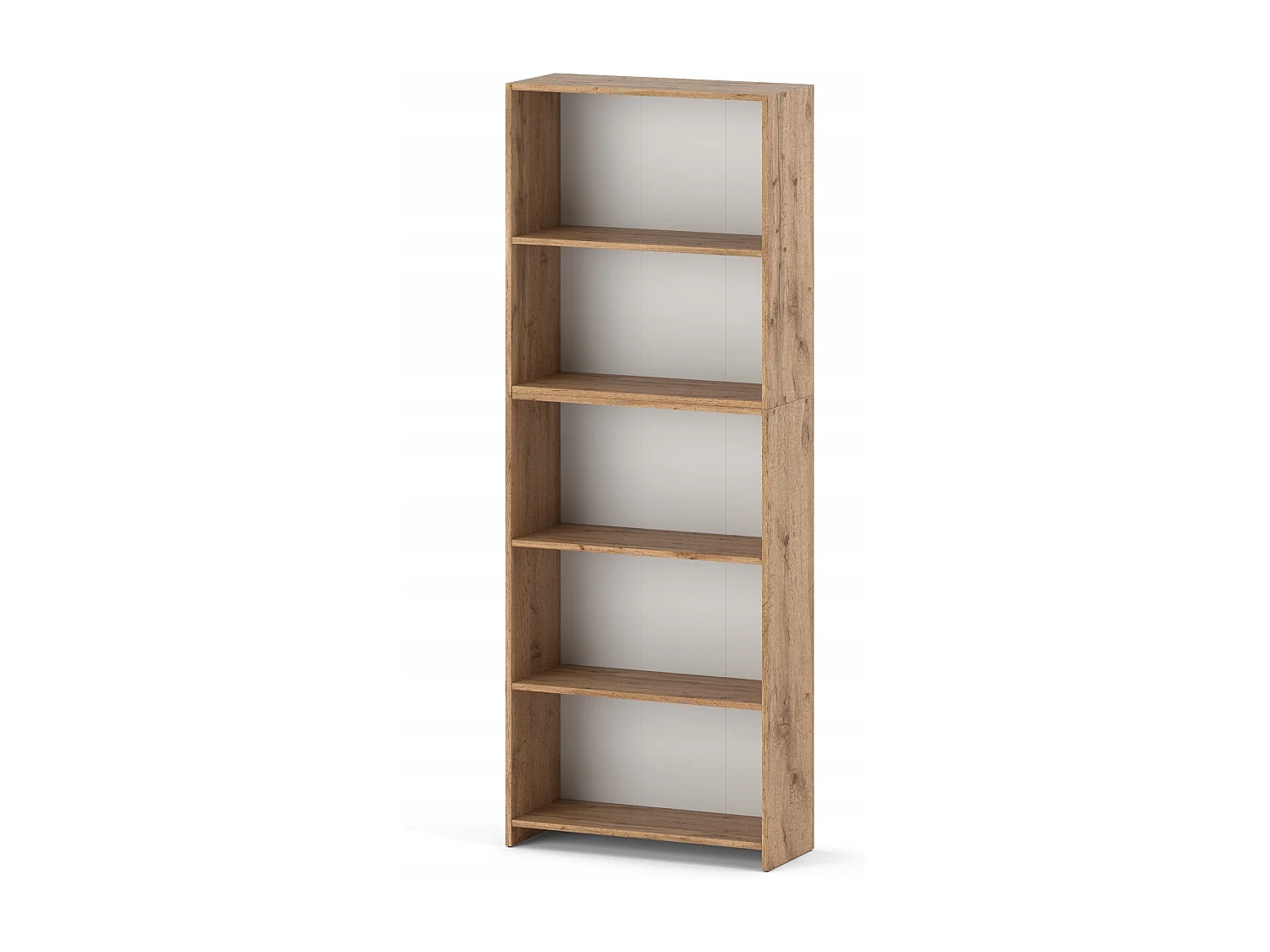Bibliothèque -Étagère multifonction Chêne Wotan 5 niveaux 70X30x189cm – Pour livres, jouets et accessoires de bureau