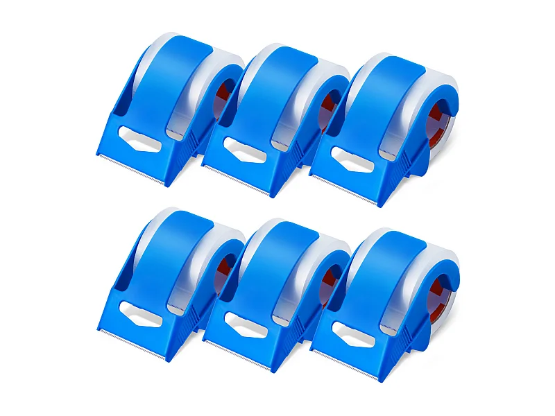 Klebeband SucceBuy Verpackung Durchsichtig mit Spender Packung von 622,86 m x 47,8 mm x 0,068 mm Kern 38,1 mm Robustes Verpackungsband