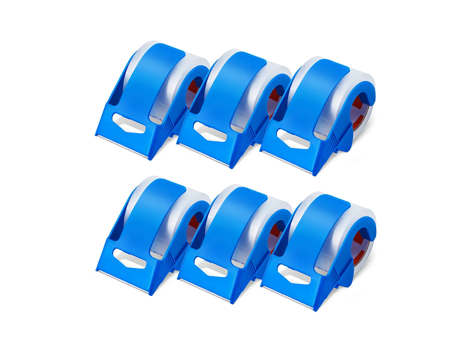 Fita Adesiva SucceBuy de Embalagem Transparente com Dispensador Pacote de 622,86 m x 47,8 mm x 0,068 mm Núcleo 38,1 mm Fita de Embalagem Resistente