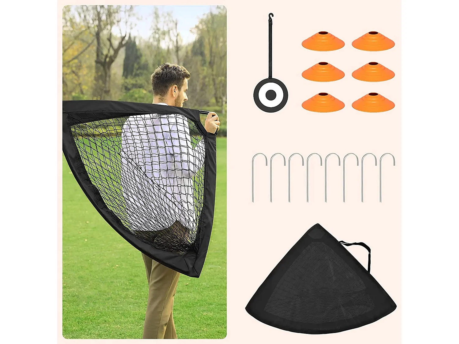 Set di 2 porte da calcio Bangui