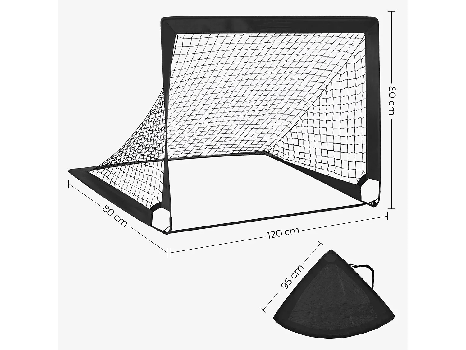 Set di 2 porte da calcio Bangui