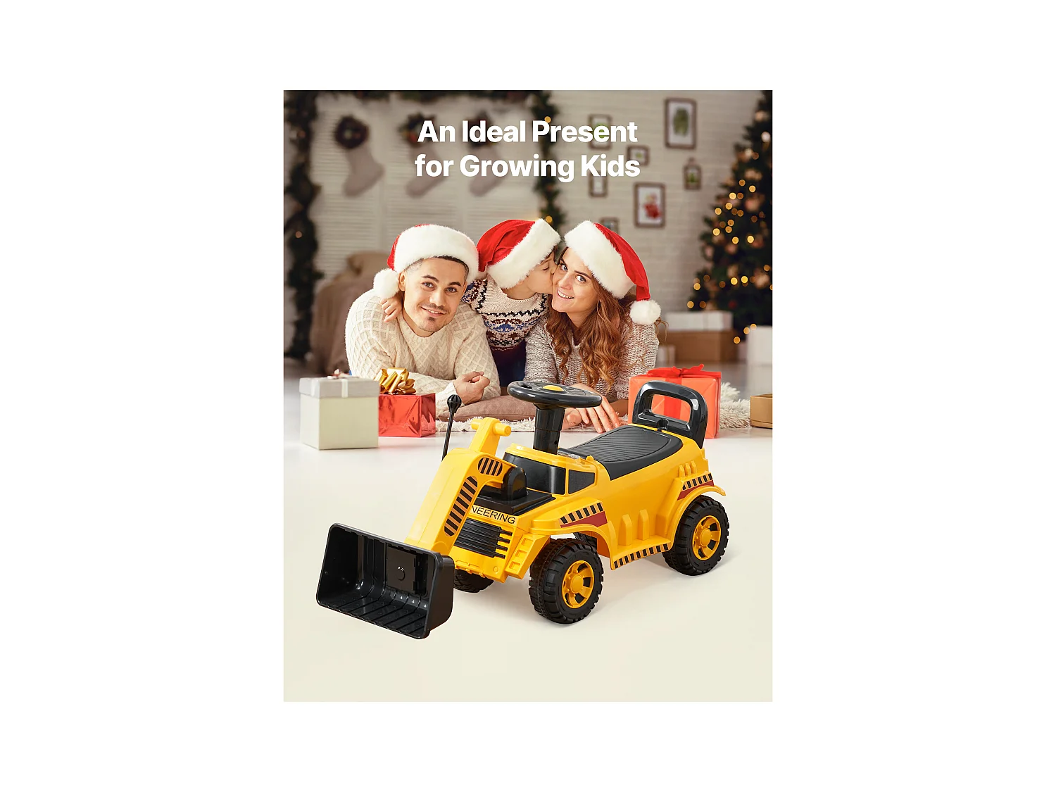 Kinderfahrzeug SucceBuy 19 bis 36 Monate, Schiebeauto für Kleinkinder, Belastbarkeit 25 kg, Ladefahrzeug mit Musik, für Jungen