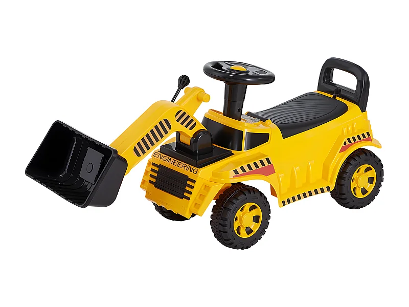 Auto Elettrica per Bambini SucceBuy 19 a 36 Mesi, Auto a Spinta per Bambini, Capacità di Carico 25 kg, Portatore Caricatore con Musica, per Bambini