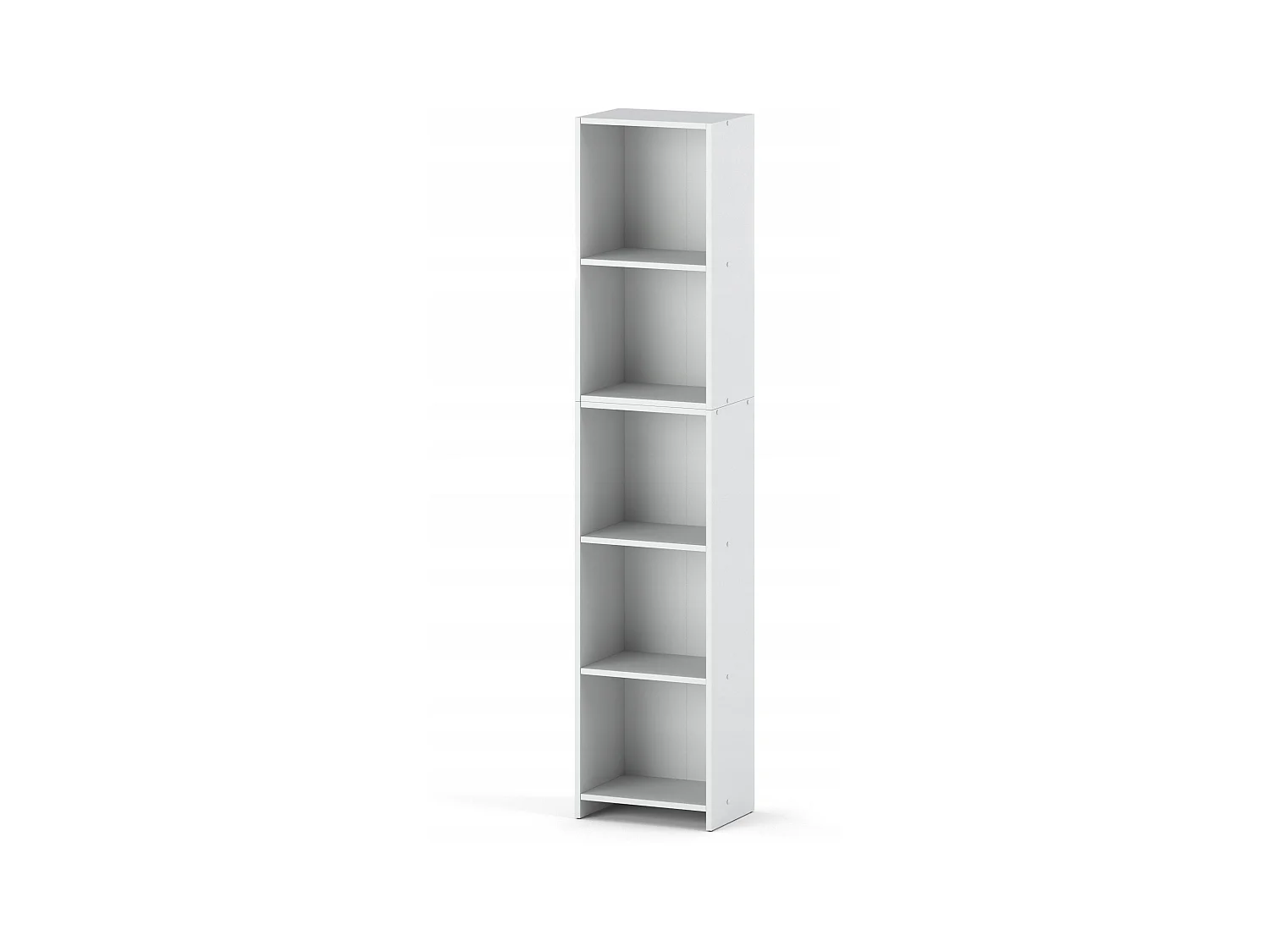 Bibliothèque - Étagère multifonction blanche 5 niveaux 40X30x189cm – Pour livres, jouets et accessoires de bureau