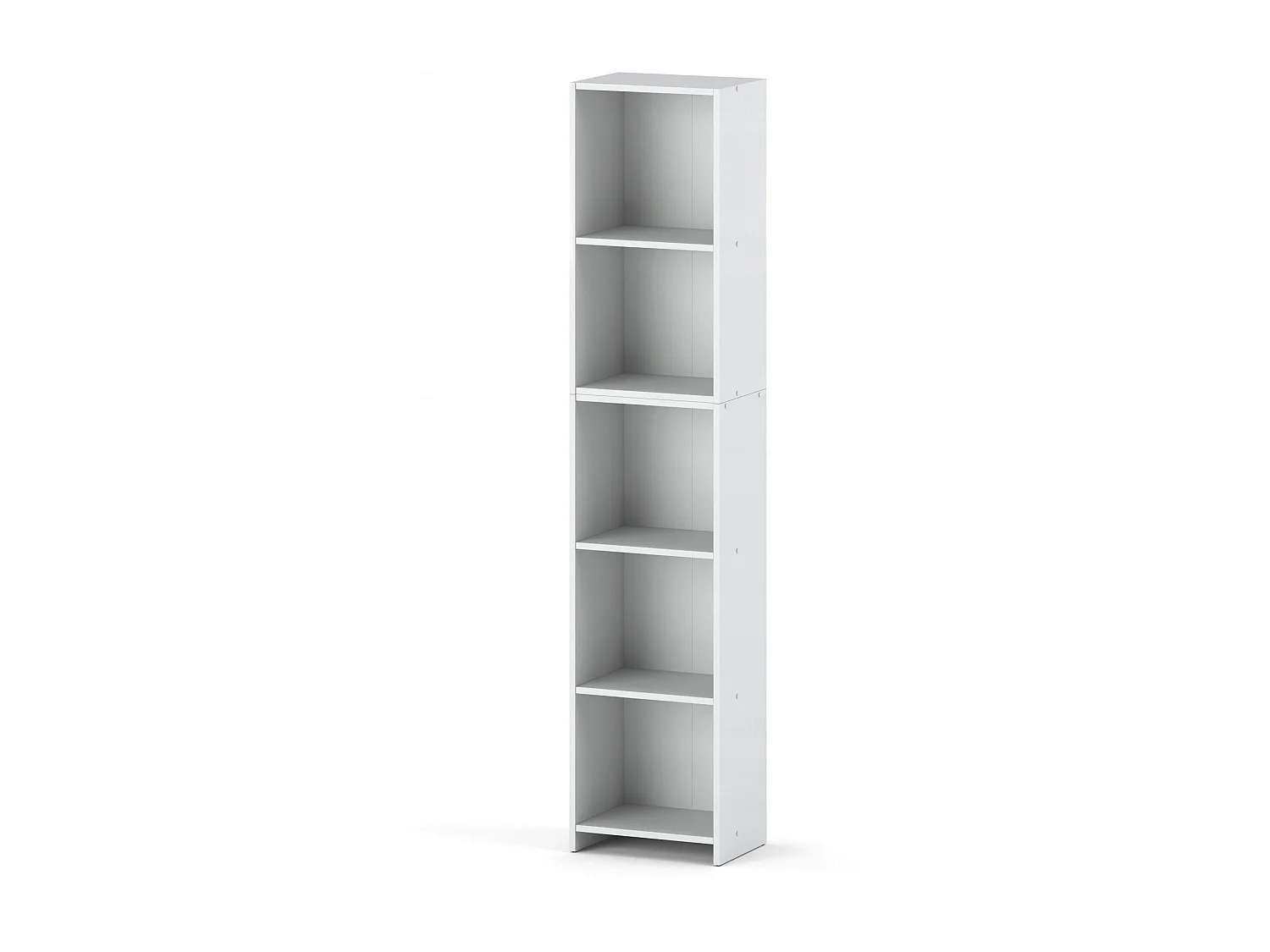 Bibliothèque - Étagère multifonction blanche 5 niveaux 40X30x189cm – Pour livres, jouets et accessoires de bureau