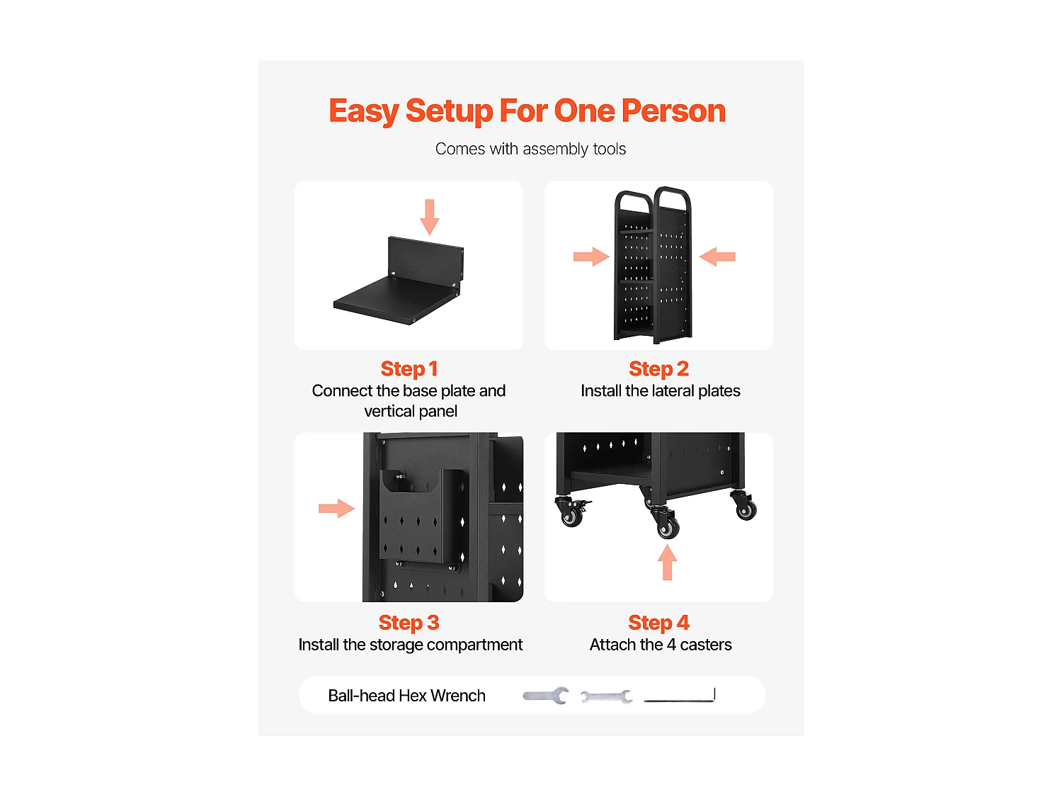 Carrello per Libri SucceBuy, Capacità di Carico 100 kg, Carrello da Biblioteca, 32 x 35 x 93,5 cm, Scaffale di Archivazione Libri Faccia Singola a L, Nero