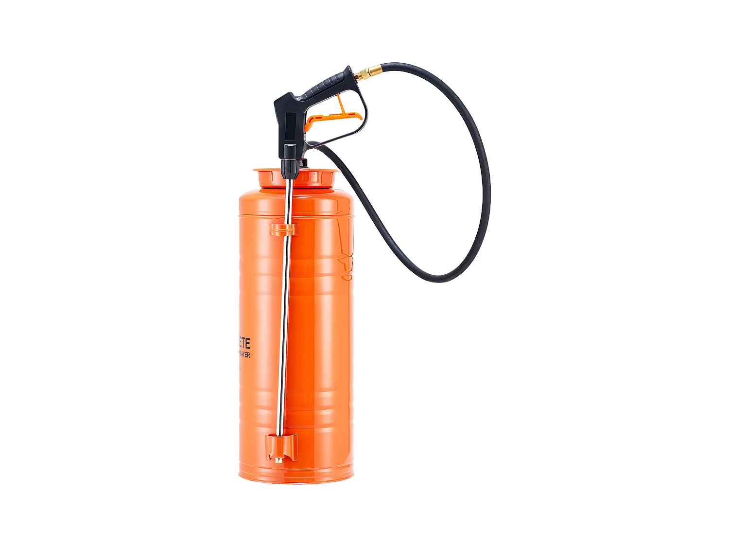 Industriële Roestvrijstalen Sproeier SucceBuy, Inhoud Ca. 13,2 l, Handpomp, met Spuitlans 52 cm, Slang 1,2 m en 3 m, 2 Messing Spuitmonden