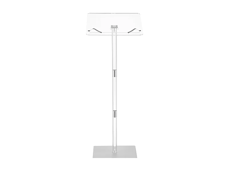 Lessenaar SucceBuy 104,5 cm, Podium op Poort van Acryl, Lessenaar voor Presentatie met Groot Leesopper vlak en Boekenklemmen