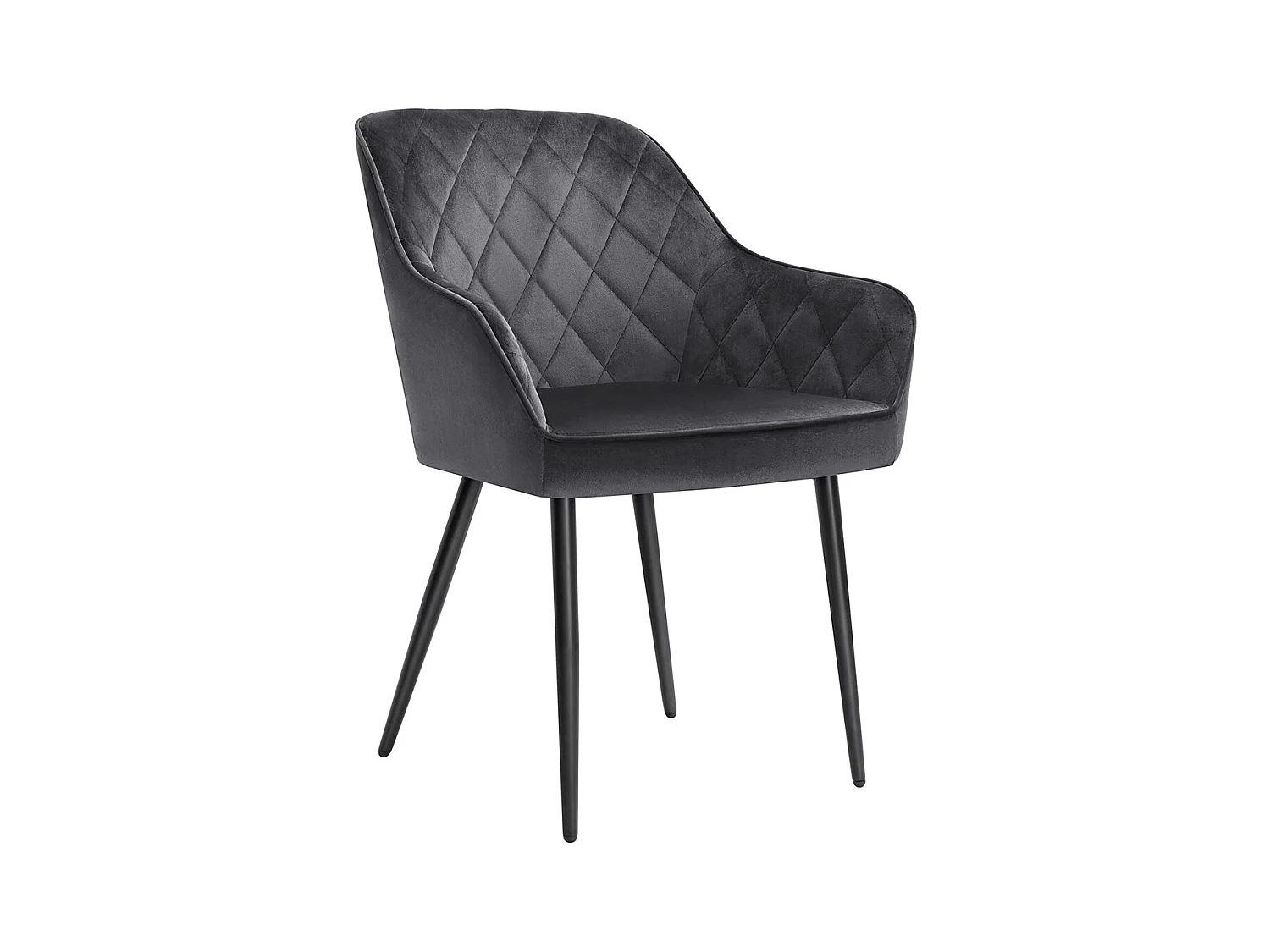 Esszimmerstuhl Polsterstuhl Samtbezug