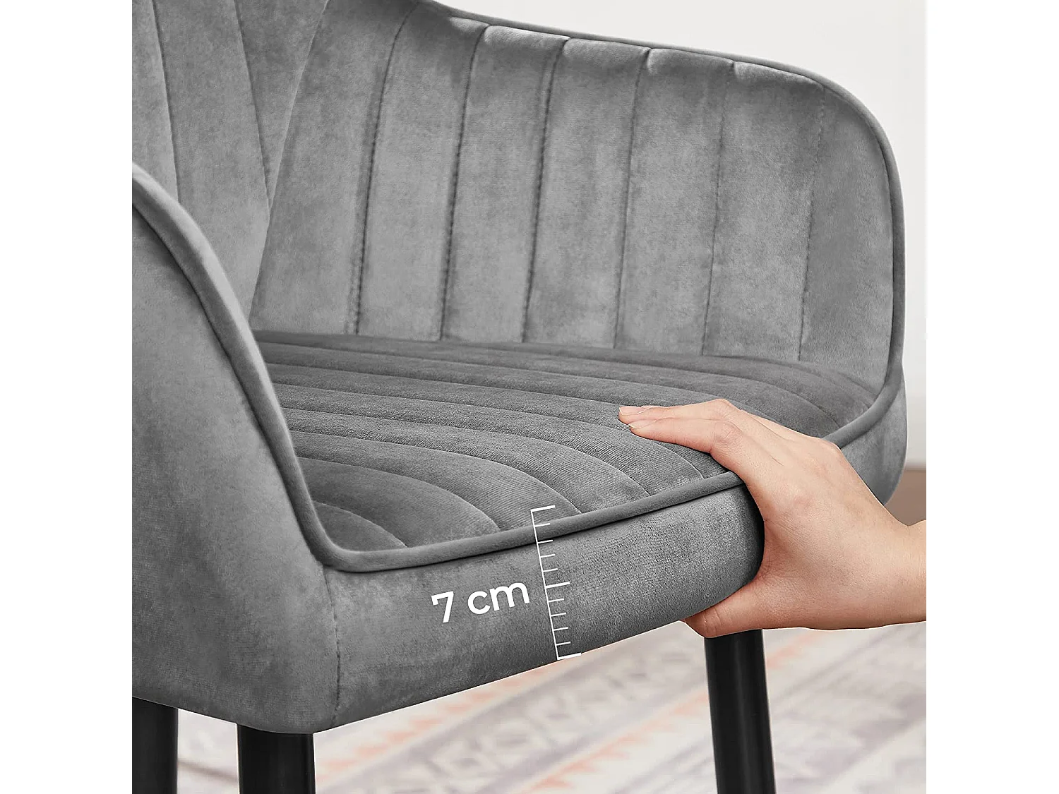 Esszimmerstuhl 2er-Set Velora