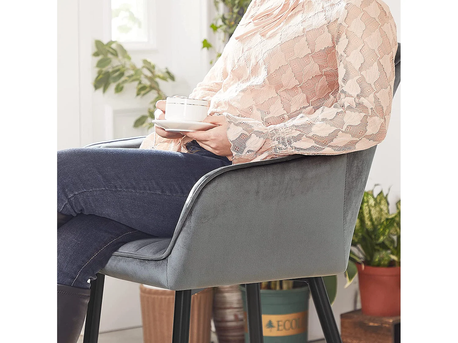 6er-Set Esszimmerstuhl Polsterstuhl