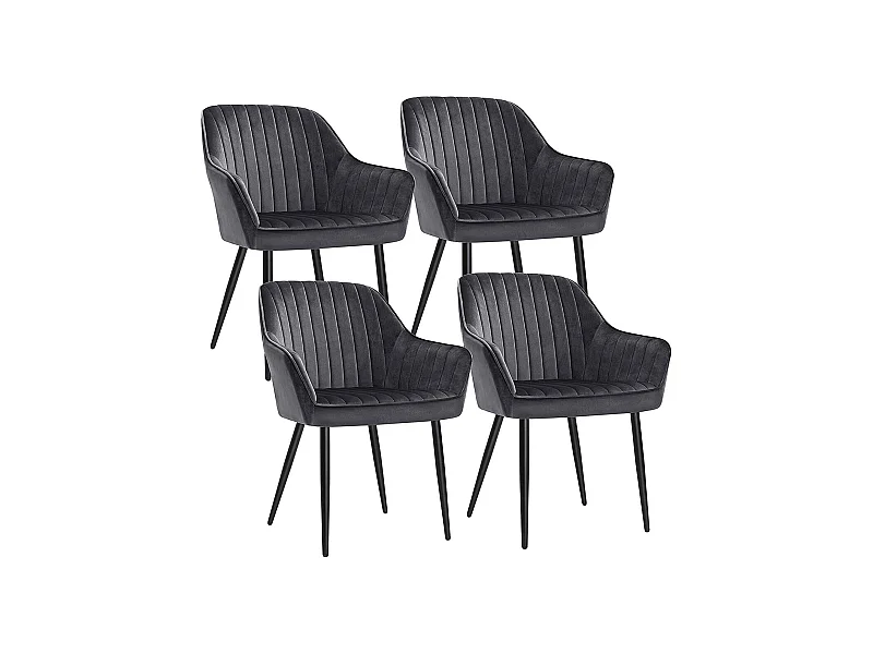 4er-Set Esszimmerstuhl Polsterstuhl