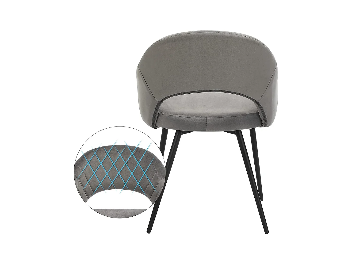 2er-Set Esszimmerstuhl modern