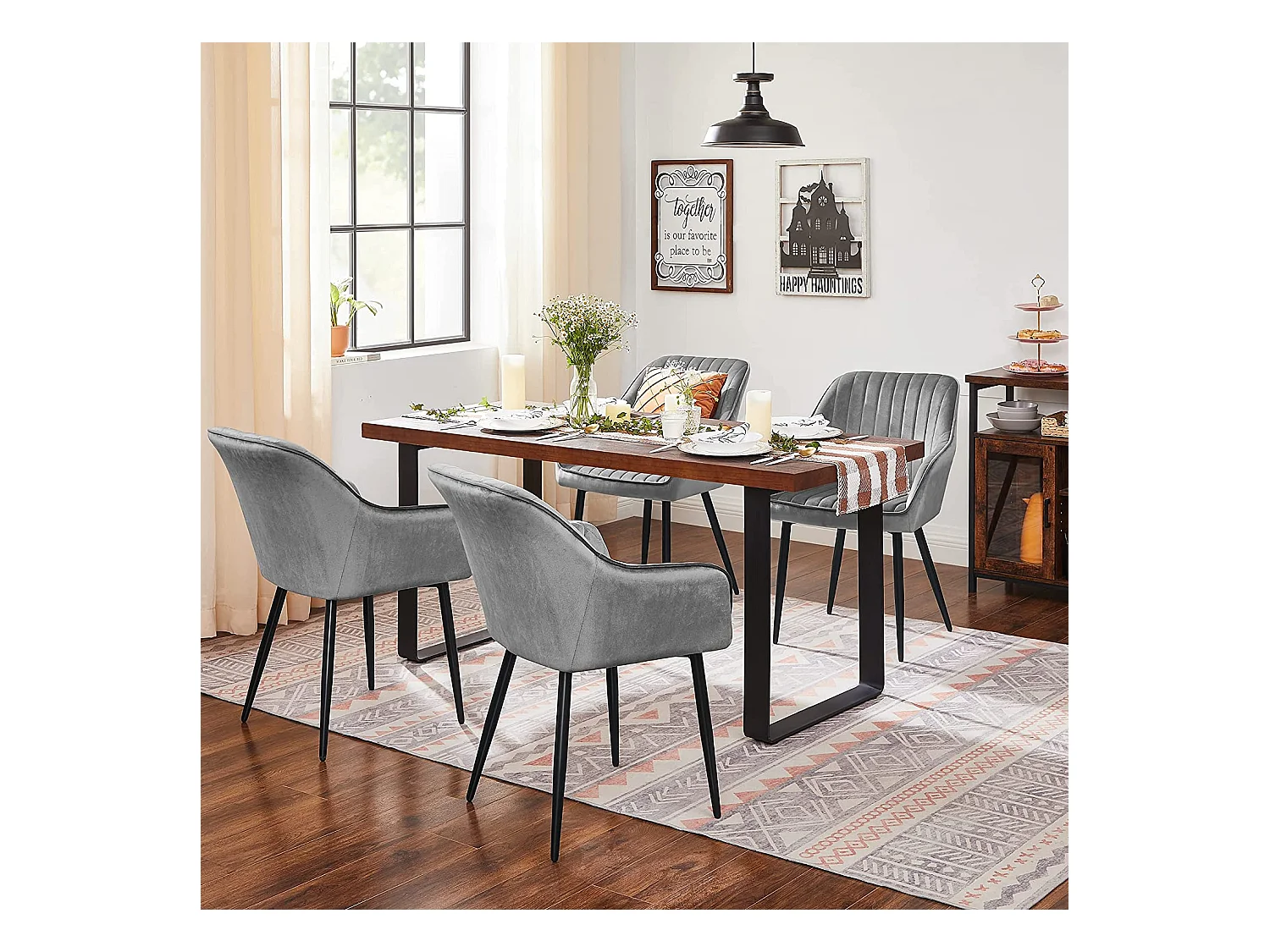 4er-Set Esszimmerstuhl Polsterstuhl