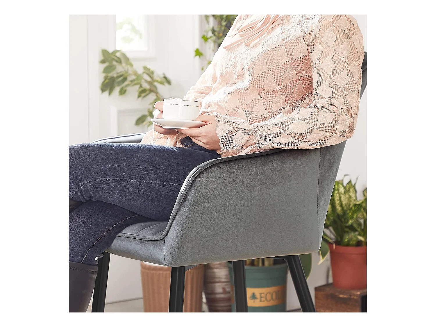 4er-Set Esszimmerstuhl Polsterstuhl