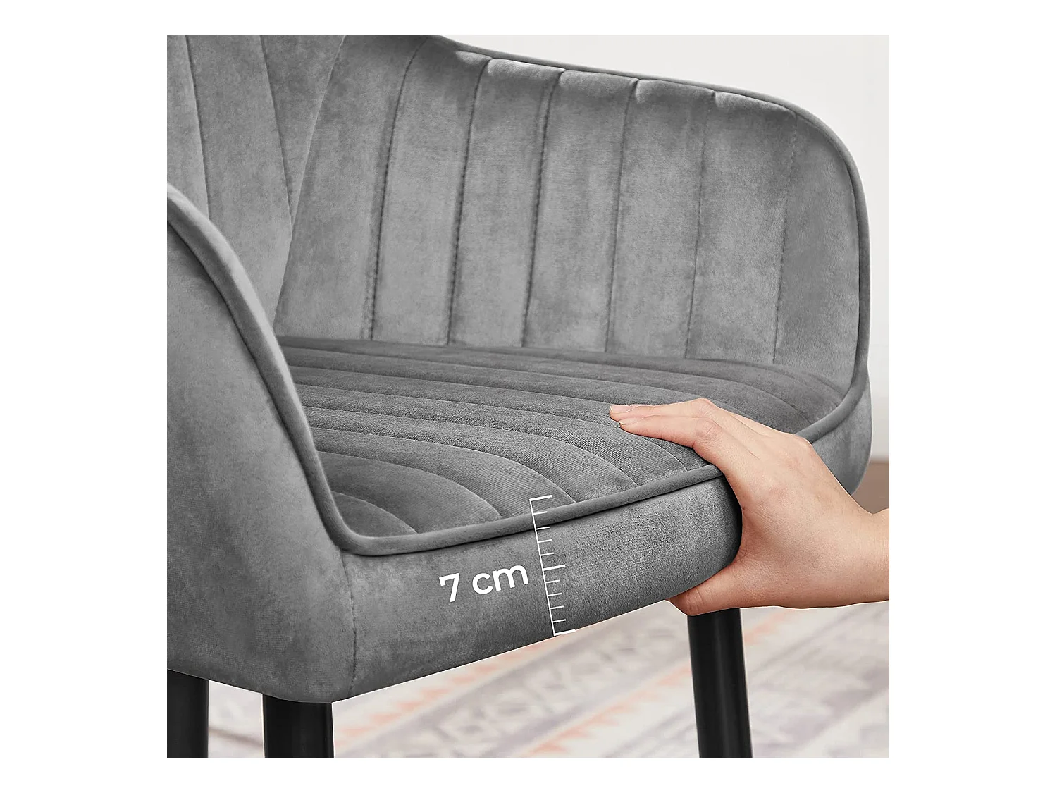 4er-Set Esszimmerstuhl Polsterstuhl