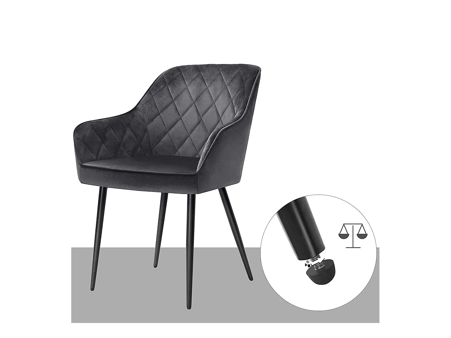 6er-Set Esszimmerstuhl Polsterstuhl