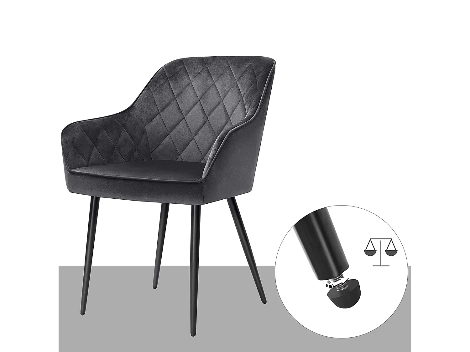 6er-Set Esszimmerstuhl Polsterstuhl