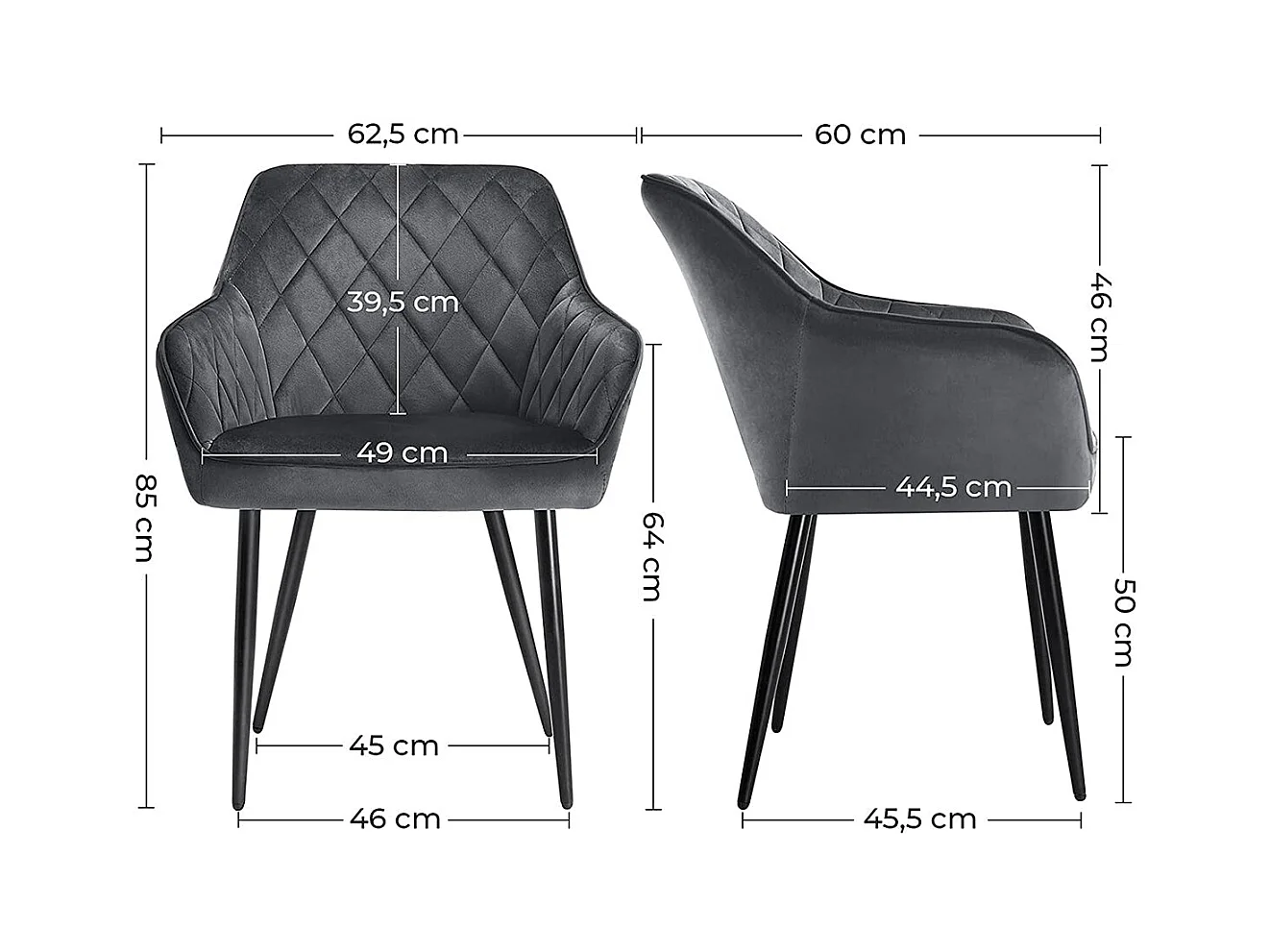 Esszimmerstuhl 2er-Set Stilo