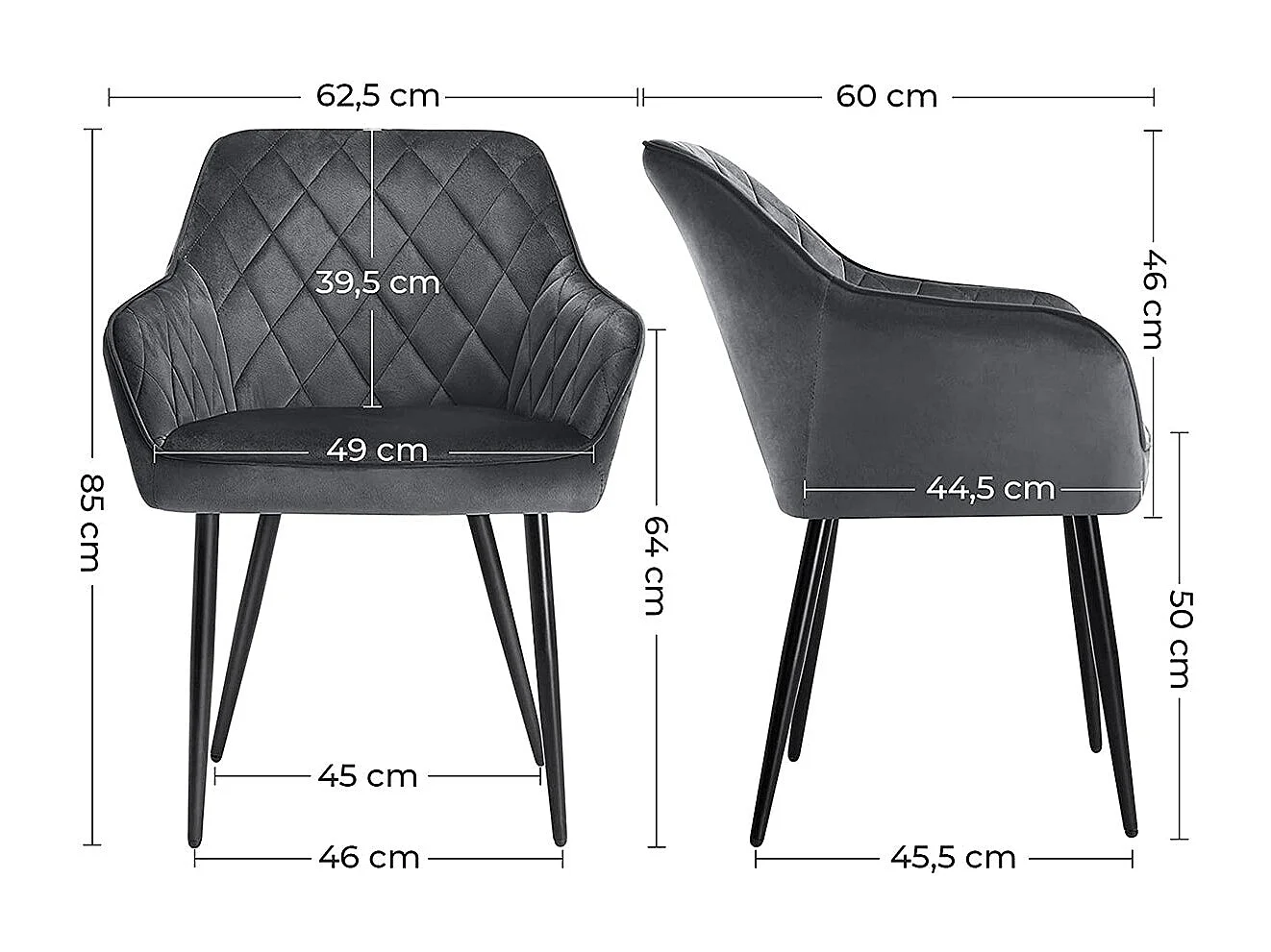 Esszimmerstuhl 2er-Set Stilo