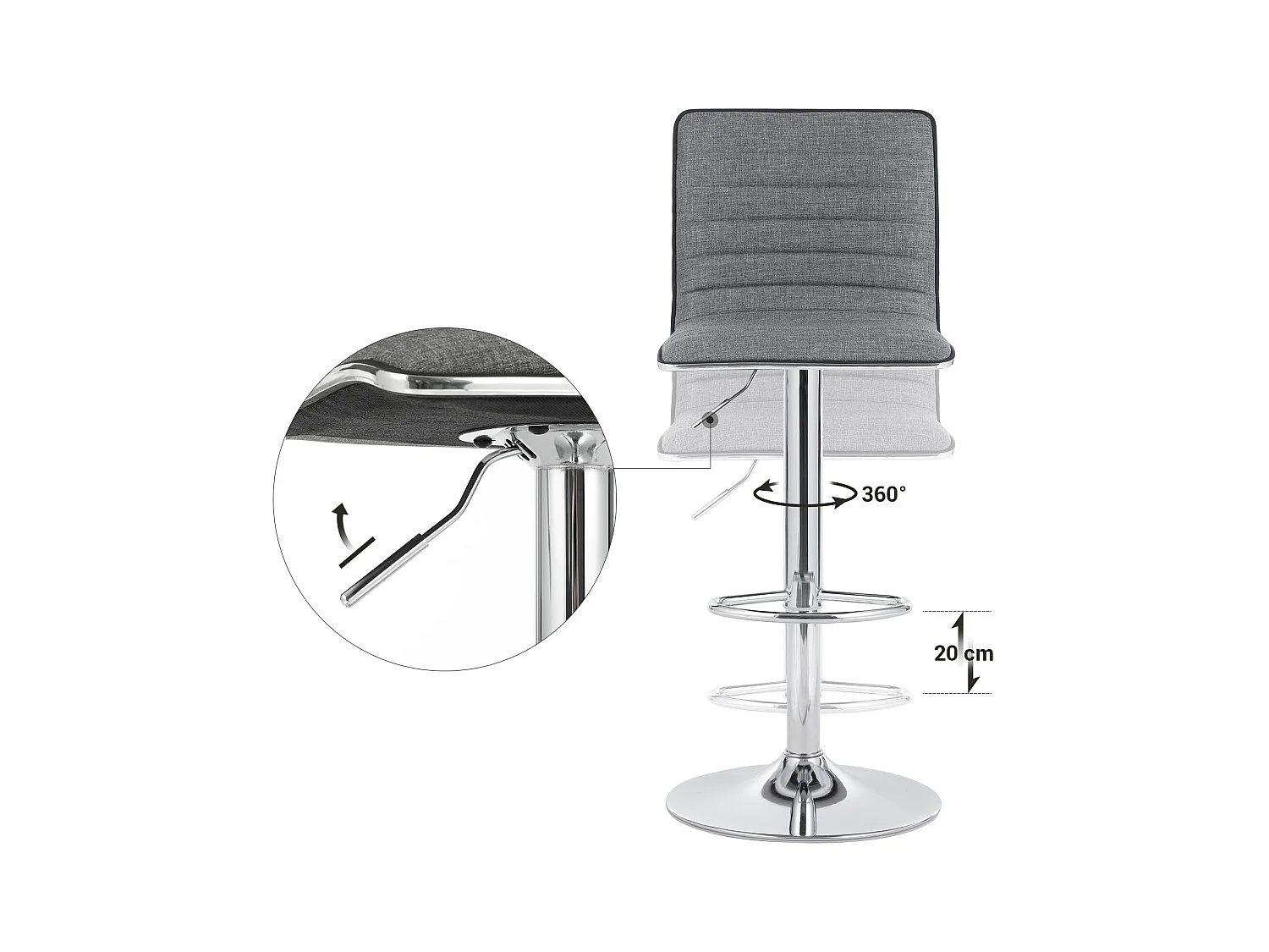 2er-Set Esszimmerstuhl Chicago