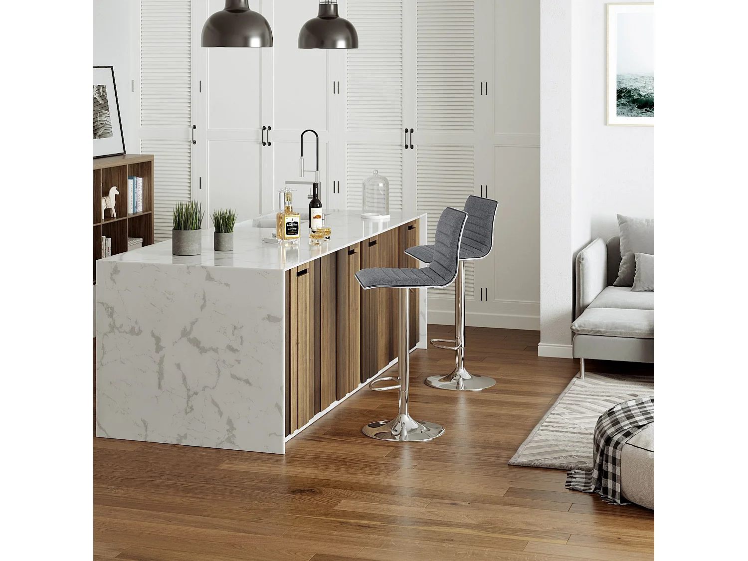 2er-Set Esszimmerstuhl Chicago