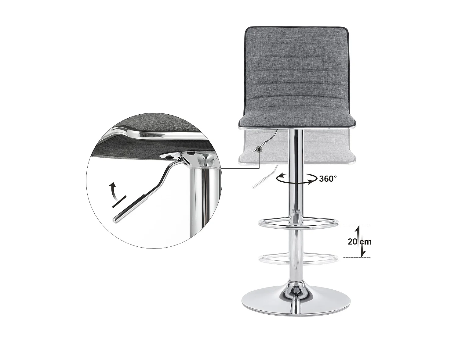 2er-Set Esszimmerstuhl Chicago