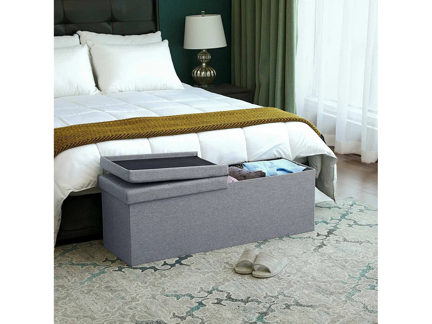 Sitzbank mit Klappdecke Tonalá