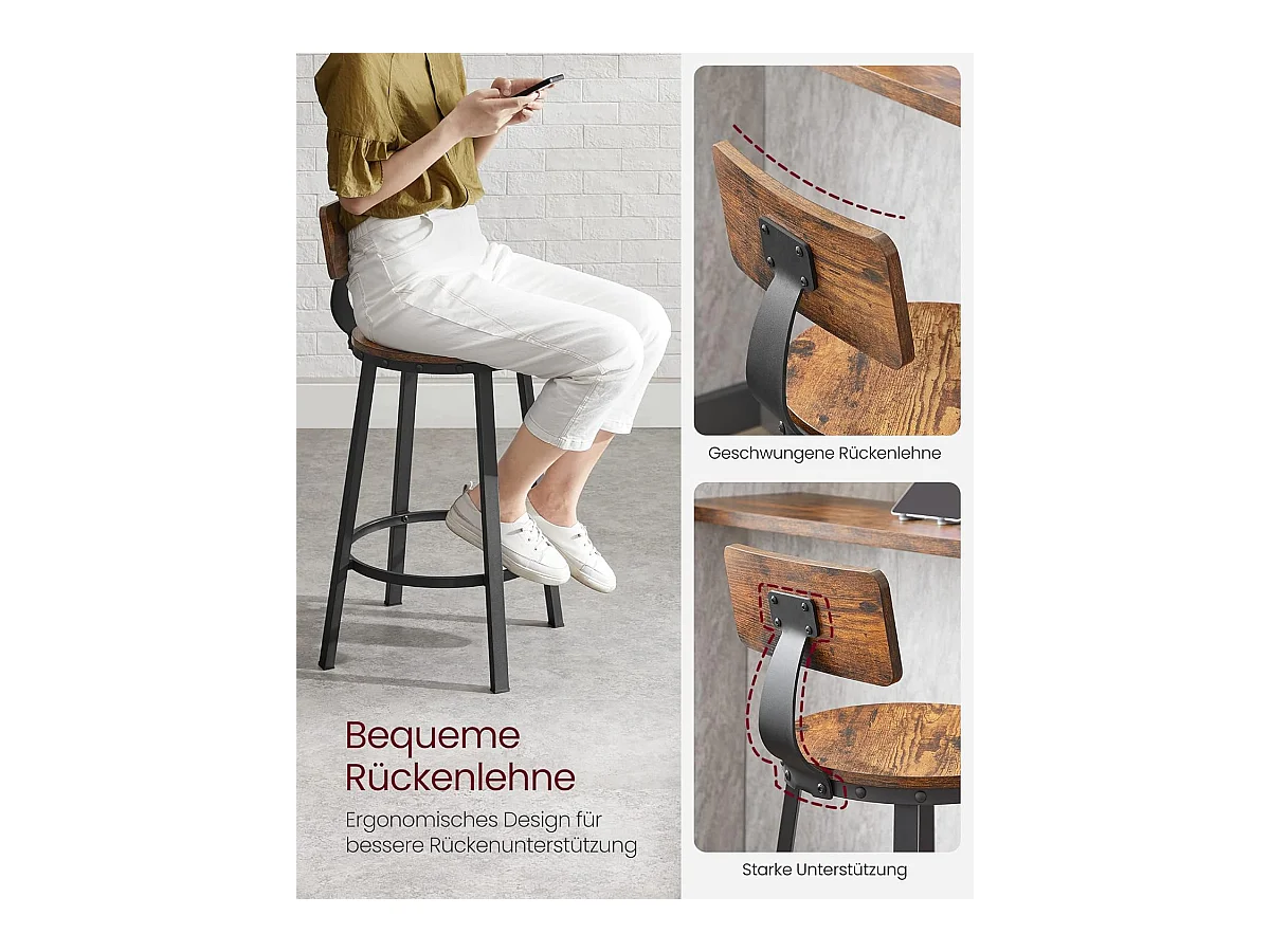 Barstuhl 2er-Set Delmenhorst