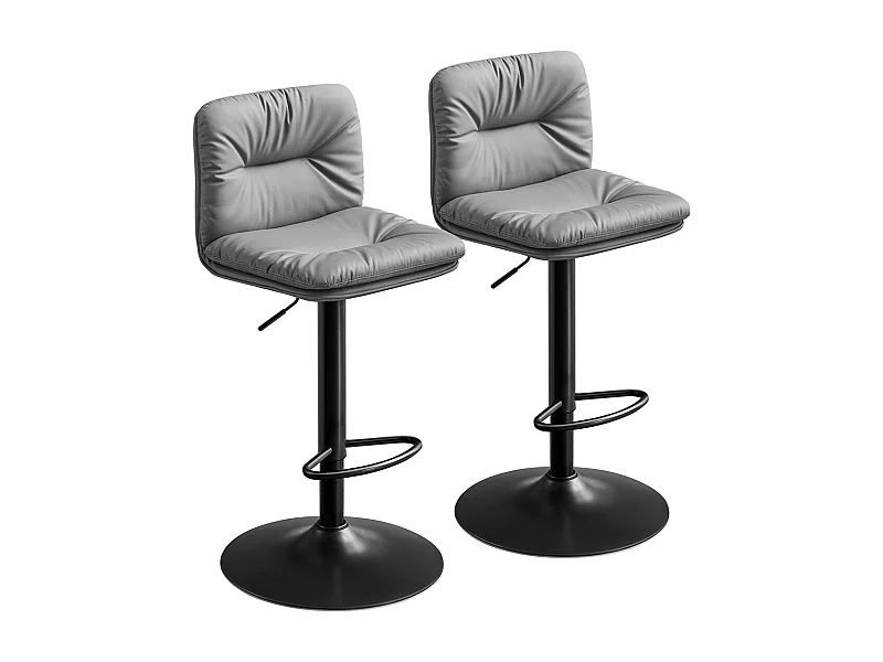 Sgabelli da bar Moroni, set da 2, Damasco