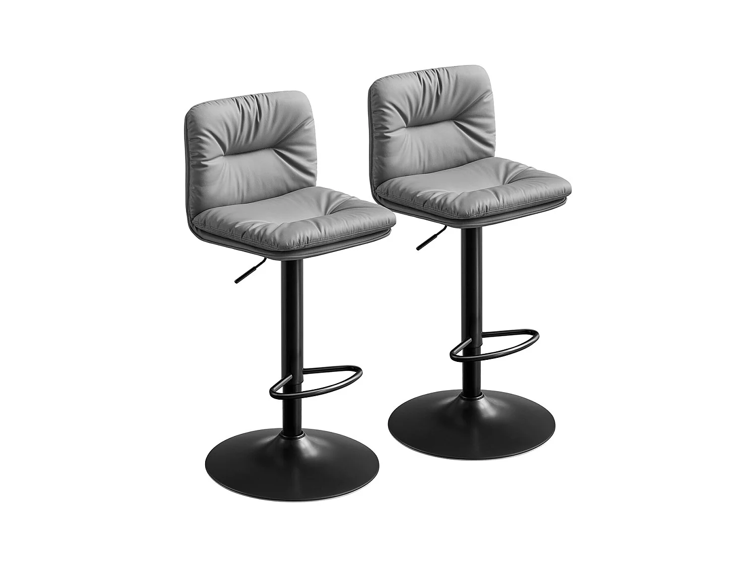 Sgabelli da bar Moroni, set da 2, Damasco