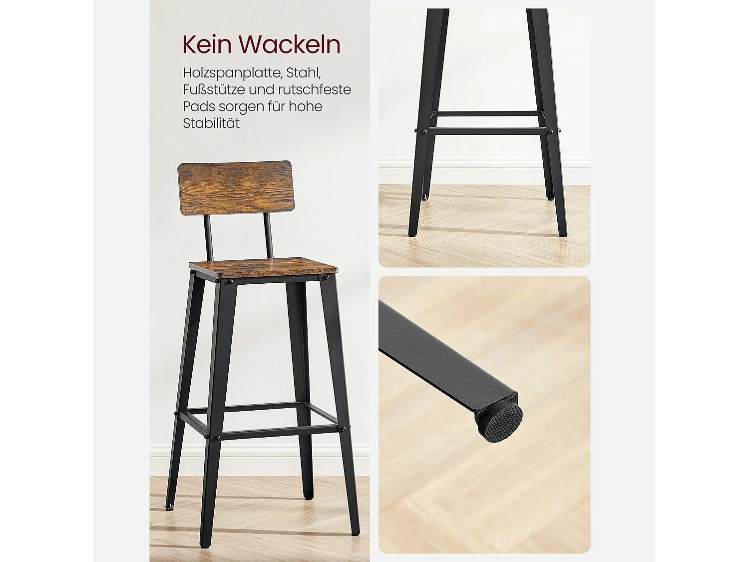 Barhocker Beijing 2er-Set