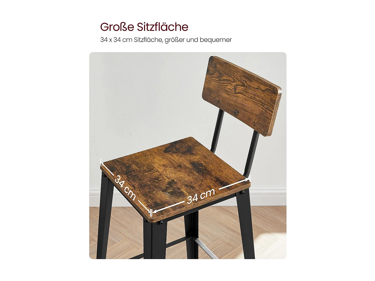 Barhocker Beijing 2er-Set