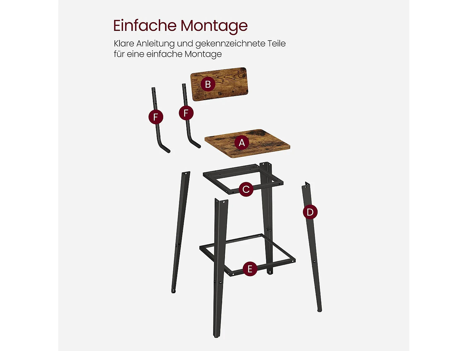 Barhocker Beijing 2er-Set