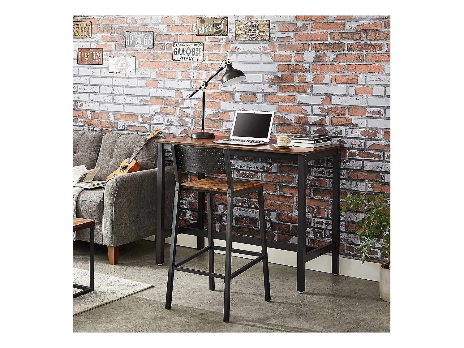 2er-Set Barstuhl Los Angeles